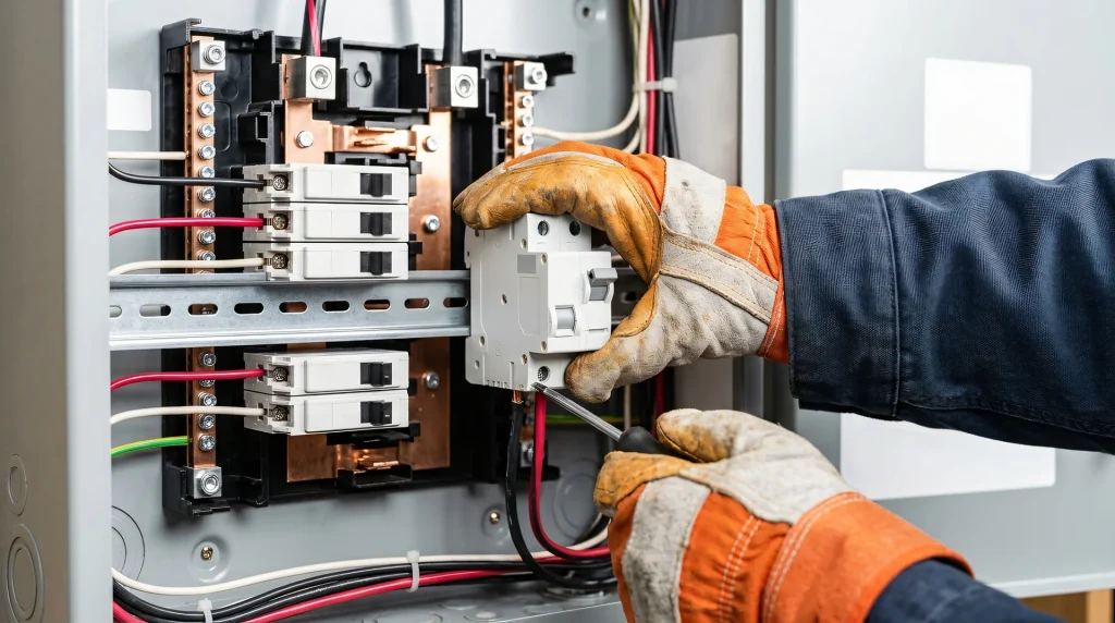 Electrical panel upgrade and wiring